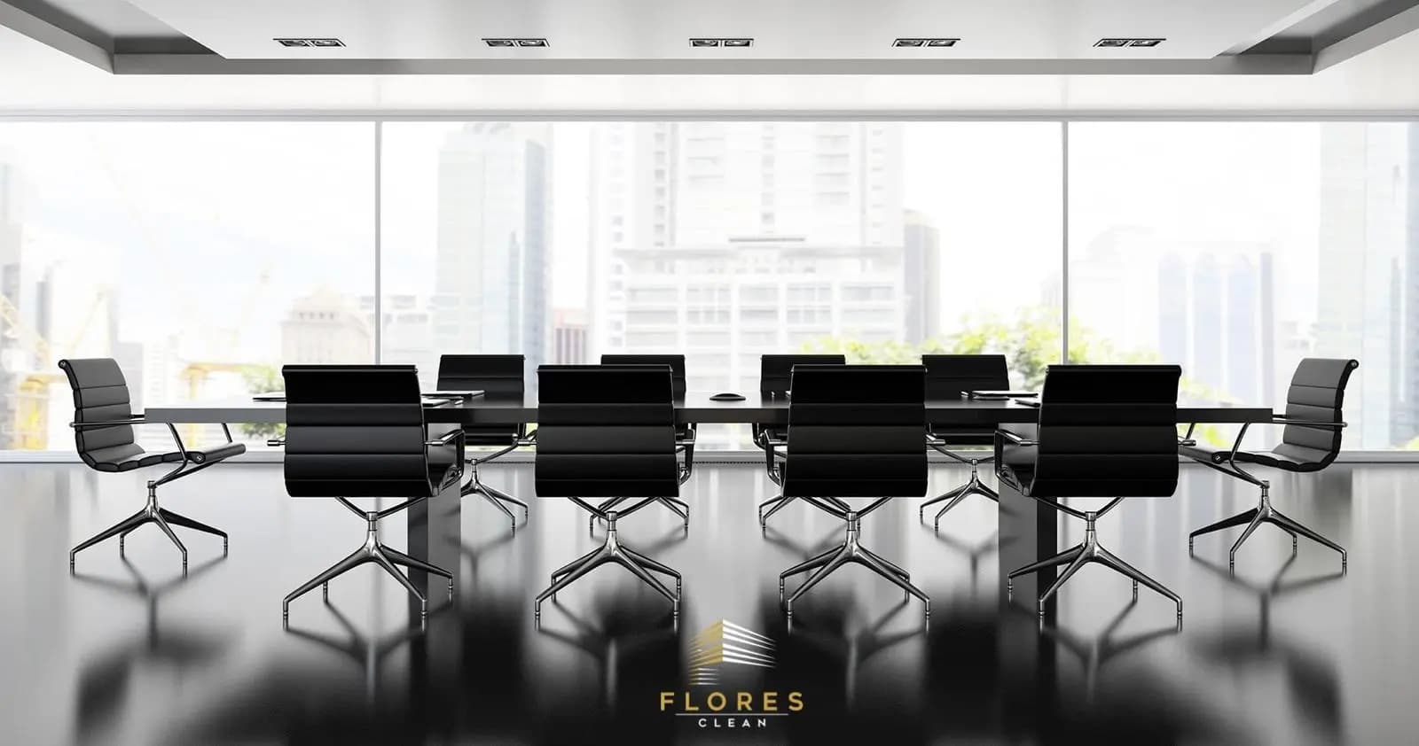 Professional office cleaning in Hamilton by Flores