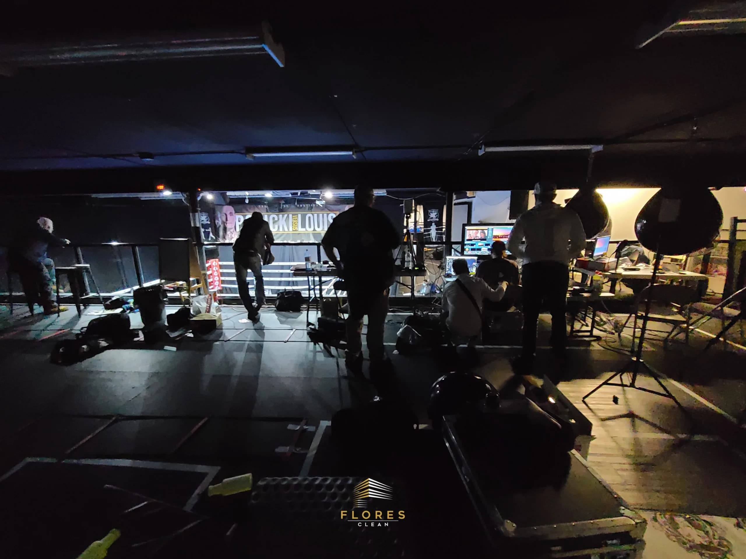 Hamilton film set cleaning by Flores